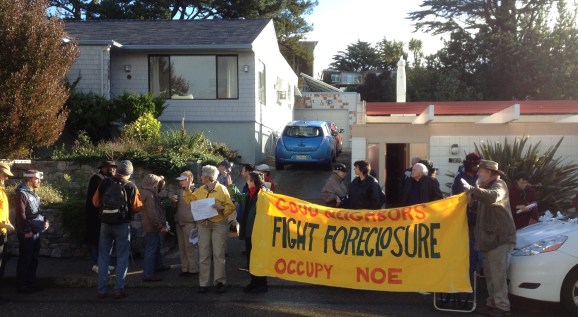 Waiting for the sheriff and eviction