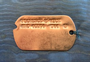 Flo's dog tag